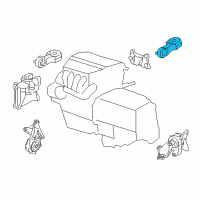 OEM 2014 Honda CR-V Torquerod LWR(AT) Diagram - 50890-T0A-A81
