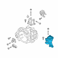 OEM 2013 Ford Edge Mount Diagram - CT4Z-6038-C