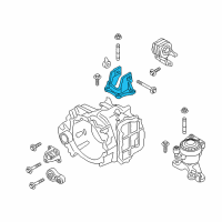 OEM Ford Edge Transmission Mount Bracket Diagram - CT4Z-6031-A