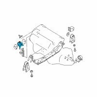 OEM 2002 Nissan Maxima Insulator-Engine Mounting, Front Diagram - 11210-5Y700