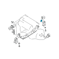 OEM 2003 Infiniti I35 STOPPER-Engine Mounting Diagram - 11215-40U01