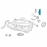 OEM 2017 BMW X4 Headlight Driver Module, Xenon Lights Diagram - 63-11-7-421-578