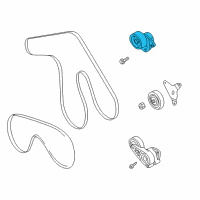 OEM 2003 Infiniti M45 TENSIONER Assembly Auto Diagram - 11955-AR00C