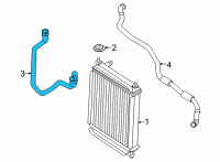 OEM 2019 BMW X5 LINE FROM RADIATOR Diagram - 17-12-9-894-772