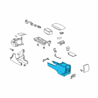 OEM 2007 Toyota Solara Rear Console Diagram - 58910-AA030-B1