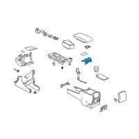 OEM 2006 Toyota Camry Hinge Diagram - 58907-AA030