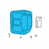 OEM 2021 Jeep Gladiator Lamp-Tail Diagram - 68338384AH