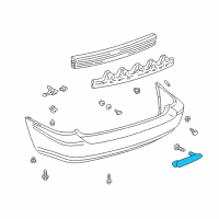 OEM Lexus RX300 Reflector Assembly, Reflex Diagram - 81910-08010