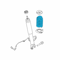 OEM 2016 Lincoln MKS Coil Spring Diagram - DA5Z-5560-C