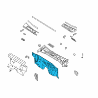 OEM 2002 Nissan Xterra Dash-Lower Diagram - 67300-7Z831