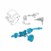 OEM Toyota Tacoma Combo Switch Diagram - 84310-04240