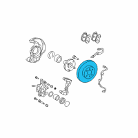 OEM 2005 Toyota Corolla Rotor Diagram - 43512-02111