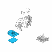 OEM 2011 Hyundai Elantra Cushion Assembly-Front Seat, Passenger Diagram - 88200-2L500-JBM