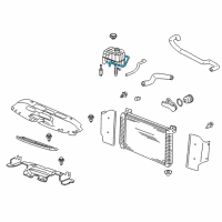 OEM 2004 Cadillac Escalade EXT Outlet Hose Diagram - 15792821