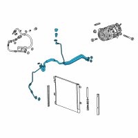 OEM GMC Acadia Liquid Hose Diagram - 84819070