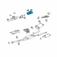 OEM 2010 Honda Accord Crosstour Converter Diagram - 18150-RBR-A51
