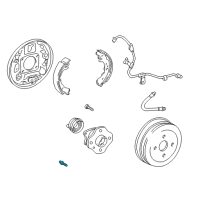 OEM 2002 Toyota Echo Hub Assembly Bolt Diagram - 90105-10470