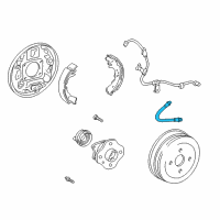 OEM 2001 Toyota Echo Brake Hose Diagram - 90947-02C30