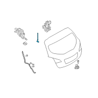 OEM Nissan Quest Switch Assy-Trunk Opener Diagram - 25380-1AA0A