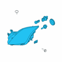 OEM Mercury Milan Composite Assembly Diagram - 9N7Z-13008-B