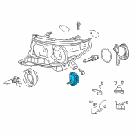 OEM 2015 Toyota Land Cruiser Leveling Motor Diagram - 85661-B2010
