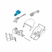 OEM 1997 BMW 528i Dip-Dim Control Turn Signal Switch Diagram - 61-31-8-352-172