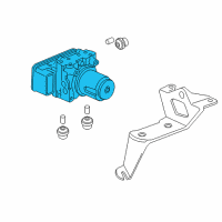 OEM Honda Accord Modulator Assembly Diagram - 57110-SDA-A23