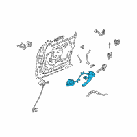 OEM 2005 Lincoln Aviator Latch Diagram - 5C5Z-78218A64-AB