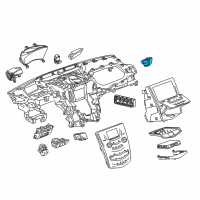 OEM 2019 Cadillac ATS Hazard Switch Diagram - 23110408