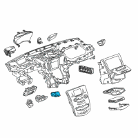 OEM 2015 Cadillac ATS Start Button Diagram - 84255053