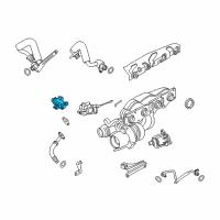 OEM 2013 BMW ActiveHybrid 5 Pressure Converter Diagram - 11-74-7-626-351