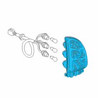 OEM 2000 Toyota RAV4 Lens Diagram - 81551-42050