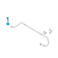 OEM 2007 Lincoln MKX Stabilizer Link Diagram - 7T4Z-5A486-AA