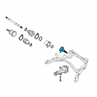 OEM 2004 Infiniti FX45 Flange Assy-Side Diagram - 38220-AR000