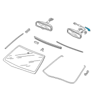 OEM Honda Odyssey Cover, Wire Diagram - 76410-SHJ-A81