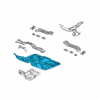 OEM 2008 Chrysler Aspen Pan-Floor Diagram - 55362426AE