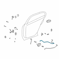 OEM 2005 Buick LeSabre ROD, Door Locking Diagram - 25655360