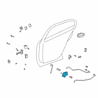 OEM 2005 Buick LeSabre HANDLE, Door Lock Inside Handle Diagram - 25695754