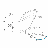 OEM 2005 Buick LeSabre ROD, Door Locking Diagram - 25655357