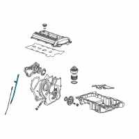OEM Saturn Vue Tube Asm, Oil Level Indicator Diagram - 12599897