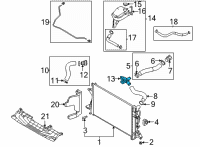 OEM Hyundai Elantra Filler Neck Assembly-Radiator Diagram - 25329-AA400