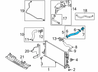 OEM 2021 Hyundai Elantra Hose Assembly-Radiator, LWR Diagram - 25415-AA400