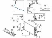 OEM 2022 Hyundai Elantra Hose Assembly-Water Diagram - 25450-AA400