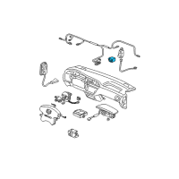 OEM Honda Sensor Assy., Side Impact Diagram - 77970-S0X-A82