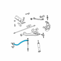 OEM GMC Sierra 1500 HD Classic Stabilizer Bar Diagram - 19299541