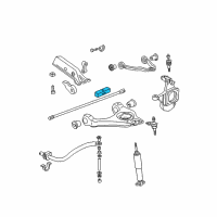 OEM GMC Sierra Support Insulator Diagram - 20829013