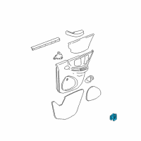 OEM 1999 Pontiac Sunfire Switch Asm-Side Window (Master) Diagram - 22654790