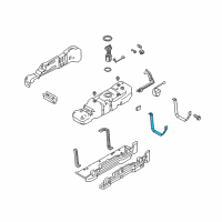 OEM 2011 Ford F-350 Super Duty Support Strap Diagram - BC3Z-9054-A