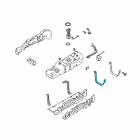 OEM 2011 Ford F-250 Super Duty Support Strap Diagram - BC3Z-9054-A