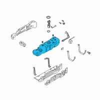 OEM 2016 Ford F-350 Super Duty Fuel Tank Diagram - DC3Z-9002-C